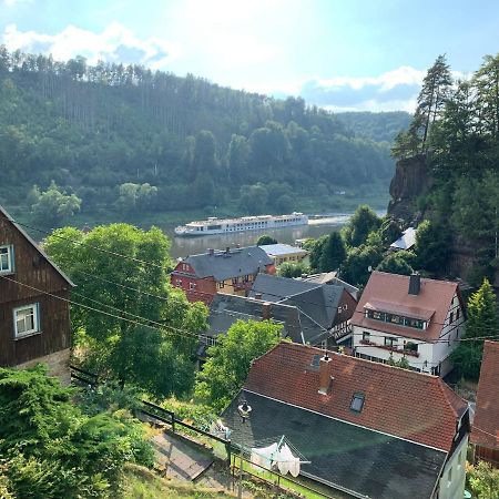 Hotel Haus Bergfriede Bad Schandau Zewnętrze zdjęcie