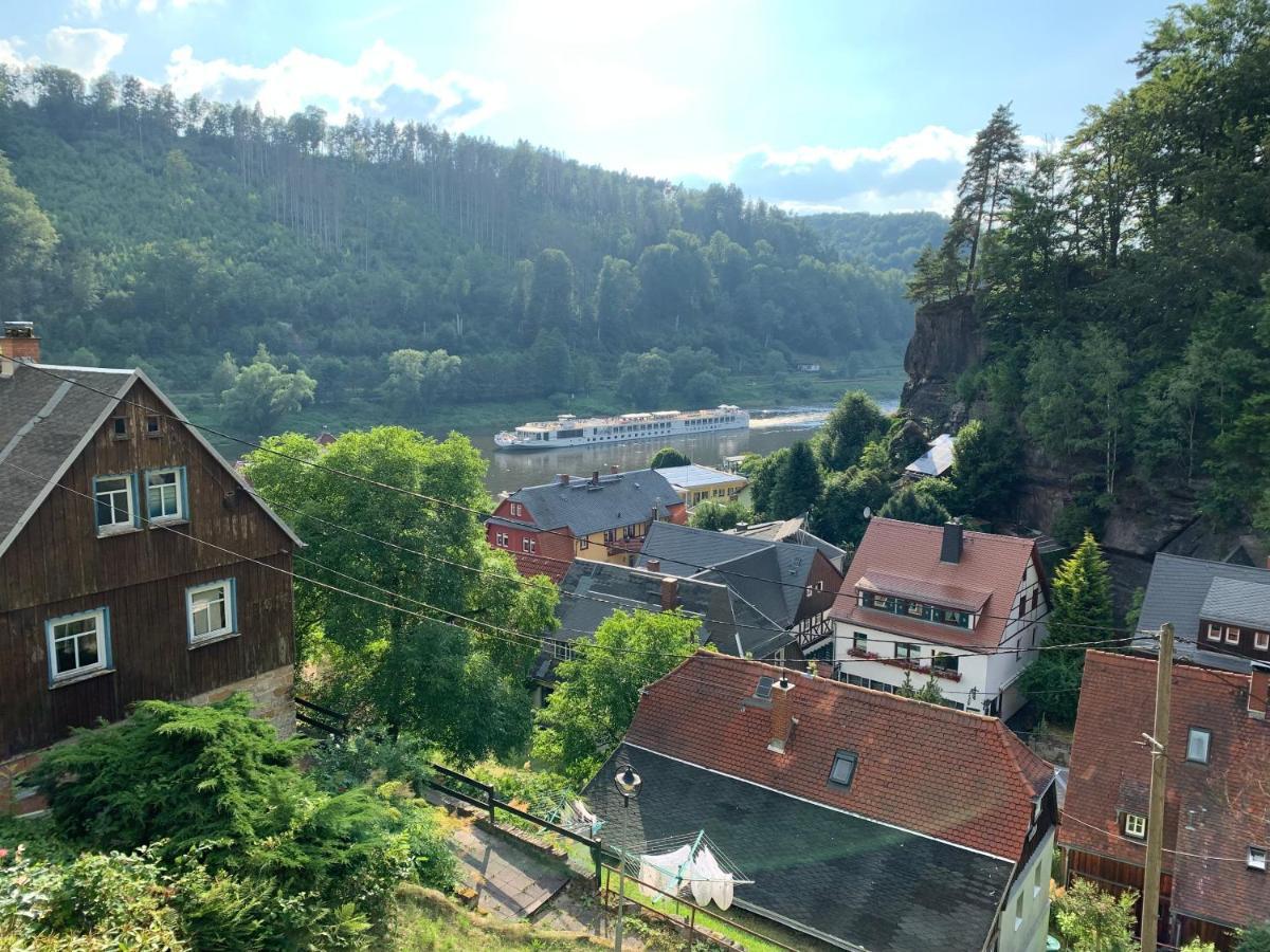 Hotel Haus Bergfriede Bad Schandau Zewnętrze zdjęcie