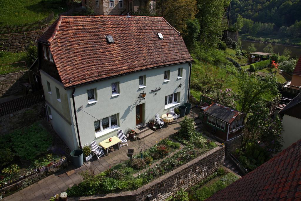 Hotel Haus Bergfriede Bad Schandau Zewnętrze zdjęcie
