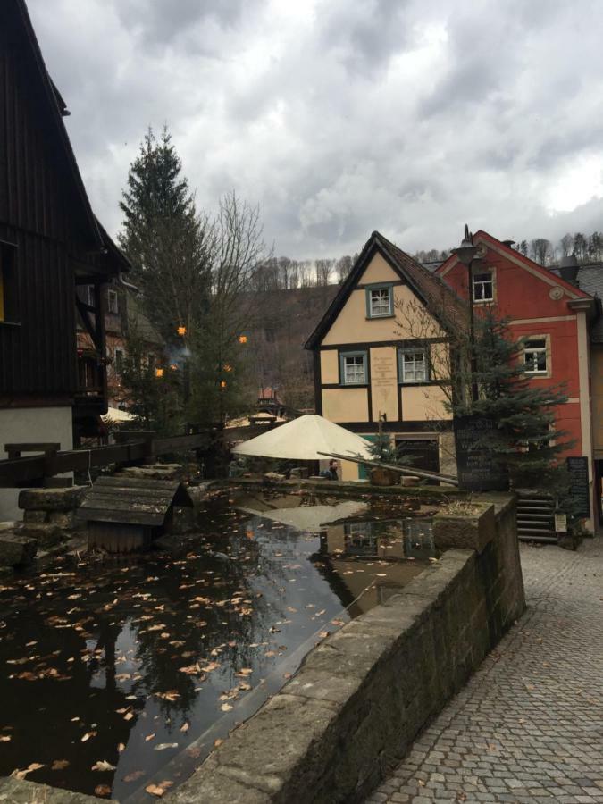 Hotel Haus Bergfriede Bad Schandau Zewnętrze zdjęcie